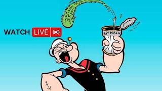 🔴 AO VIVO  Popeye the Sailor Man  Classic Cartoons Live 247  Watch Popeye Cartoons NonStop [upl. by Janessa803]