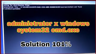 administrator x windows system32 cmdexe  How to repair administrator x windows  Hiking Tech 2021 [upl. by Sabsay]