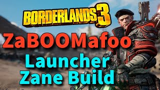 Borderlands 3  BEST Launcher Zane Build  ZaBOOMafoo  2024 Mayhem 11  Save File [upl. by Jezreel]