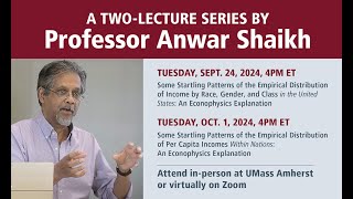 Prof Anwar Shaikh Lecture 2  October 1 2024 [upl. by Ognimod]