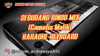 KARAOKE SEGUDANG RINDU MIX  CAMELIA MALIK  SARVIN STUDIO OFFICIAL [upl. by Elish]