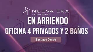 Arriendo Oficina de Oficina 4 Privados en Mac Iver 484 [upl. by Ralyat]