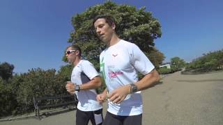 KMD IRONMAN Copenhagen run course  by Tom Kristensen and Allan Steen Olesen [upl. by Dorrie]