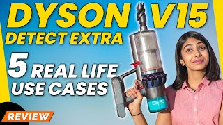 Dyson V15 Detect Extra Review  How To Use Dyson Vacuum Cleaner Tools  Pros amp Cons  Gadget Times [upl. by Niles446]