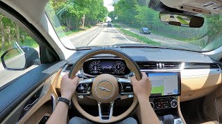 2021 Jaguar FPace P340 S  POV First Drive Binaural Audio [upl. by Rex]