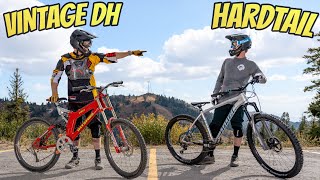 1998 DH Bike Vs Modern Hardtail  25 Years Of Change [upl. by Ecnahc707]