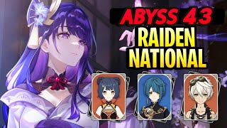 C0 F2P Raiden National Team VS Spiral Abyss Floor 12 [upl. by Darrow]