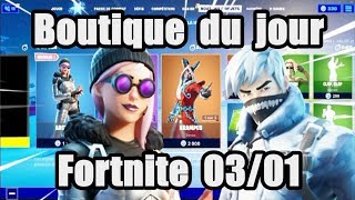 Fortnite  La boutique du jour du 3 Janvier [upl. by Ahtibat]