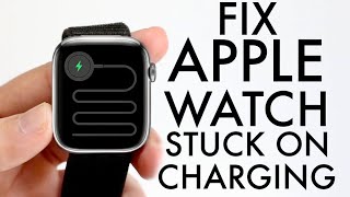 How To FIX Apple Watch Stuck On Charging Screen 2023 [upl. by Laersi656]