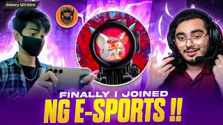 Finnally i Joined Ng ESports  Nonstop Gaming  🔥😈  BlackShoutGaming Shocked😳 [upl. by Zoi]