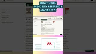 How to use New Mendeley Reference Manager in Word research mendeley reference citation [upl. by Annoed119]