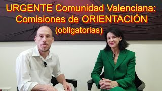 COMISIONES DE ORIENTACIÓN en la Comunidad Valenciana [upl. by Schaffer339]