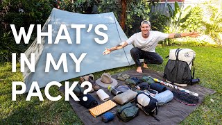 Lightweight Backpacking Camping Gear Loadout 2023 [upl. by Rednaskela]