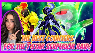 The BEST Counters To EASILY Beat The 7 Star Serperior Raid  Pokemon Scarlet amp Violet [upl. by Eesak227]