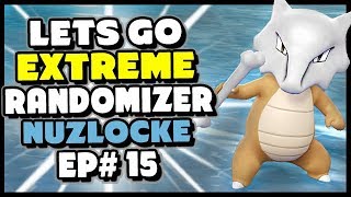 Pokemon WALKING ON WATER  Pokemon Lets Go Pikachu and Eevee Extreme Randomizer Nuzlocke Episode 15 [upl. by Ahsaek]