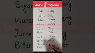 Nouns With AdjectivesImprove your EnglishLearn English Step By Step [upl. by Gardas]