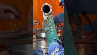 4” joint elbow to flange fabrication [upl. by Womack]