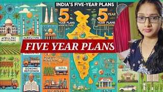 ECONOMIC PLANNING IN INDIAA Study of Five Year Plans blossomknowledge9614 [upl. by Abbie]