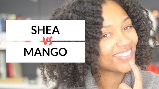 Mango Butter Versus Shea Butter on Natural Hair  Vlogmas Day 16  HonestlyErica [upl. by Dylan]