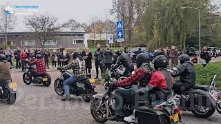 Meer dan 100 motorrijders bij uitvaart van geliefde Dordtenaar Han Ketelaar [upl. by Martel440]