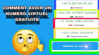 COMMENT AVOIR UN NUMÉRO VIRTUEL GRATUITE France 🇨🇵 [upl. by Kathleen]