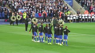 Leicester City Remembrance Day tribute to Khun Vichai The Boss [upl. by Aisiram]