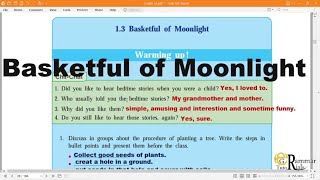 Basketful of Moonlight 10th English Warming up [upl. by Ahsla]