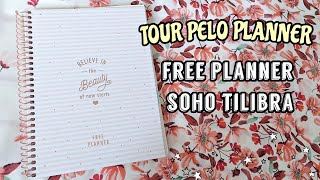 TOUR PELO MEU FREE PLANNER SOHO TILIBRA 2022  AQUELA CINTYA [upl. by Mohl]