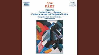 Fratres for Strings and Percussion [upl. by Yumuk]