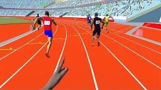 Athletics Games 2020 event 400m VR Virtual Reality [upl. by Narok]