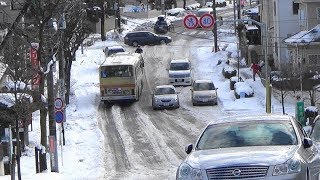 報道 東京の記録的大雪タイヤチェーンの切れた車放置も！ [upl. by Tamsky55]