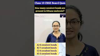 No of Covalent bonds in ethane💫 class10science covalentbond shorts class10board youtubeshorts [upl. by Clance]