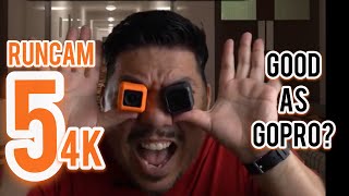 Runcam 5 4K orange  Better than Gopro Session 5 Cheap Drone Action camera [upl. by Ahsital]