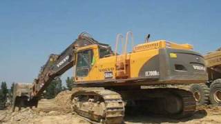 Volvo EC700B and A40D [upl. by Nagyam]