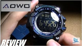 REVIEW AOWO EX16 Pro X5  Sport Smartwatch  2 Year Battery [upl. by Seek180]