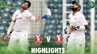 Full Highlights  Lahore Whites vs Lahore Blues  Day 3  Match 1  QuaideAzam Trophy 202324 PCB [upl. by Leehar]