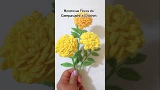 ¡¡Flores de Cempasúchil a Crochettutorialtejidosflores [upl. by Nimesay905]