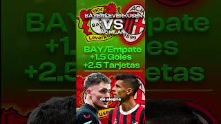 APUESTAS CHAMPIONS LEVERKUSEN VS MILAN  PRONÓSTICOS FUTBOL HOY  APUESTAS FÚTBOL HOY  VICOBETS [upl. by Bock]