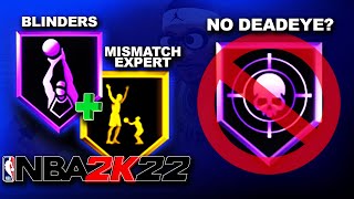 CONTESTED JUMPSHOT 2K22  BLINDERS BADGE  MISMATCH EXPERT BADGE  DEADEYE BADGE [upl. by Sirap242]