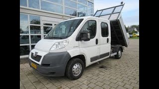 SOLD Peugeot Boxer 333 22 HDI L2 Dubbelcabine DOKA Kipper 5VDB93 [upl. by Calysta]