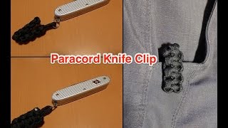 Paracord Knife Clip [upl. by Walley]