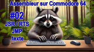 Lassembleur sur Commodore 64  Leçon 02  JSRRTS  JMP [upl. by Schmeltzer]