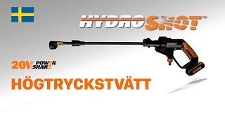 WORX WG620E Sladdlös mobil högtryckstvätt 20V SV [upl. by Tullius]