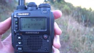 YAESU VX8 prueba de recepción [upl. by Dryden]