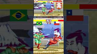 Bison vs Bison Good Players  Street Fighter II Fightcade Online games streetfighter retrogaming [upl. by Dachy]