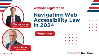 Navigating Web Accessibility Law in 2024 [upl. by Henarat]