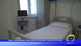 Puglia  Aggiornamento Piano di riordino ospedaliero [upl. by Kcirret]