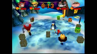 Crash Bash PSX Part 3571 Snow Bash Gem Challenge [upl. by Dev906]