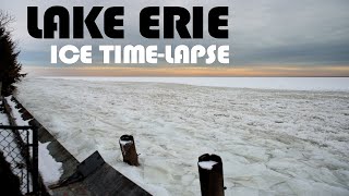 Time Lapse Photography of Lake Erie in the Winter [upl. by Ecneralc652]