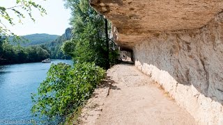 Treidelpfad am Lot bei Bouziès  MidiPyrénées [upl. by Gillespie]